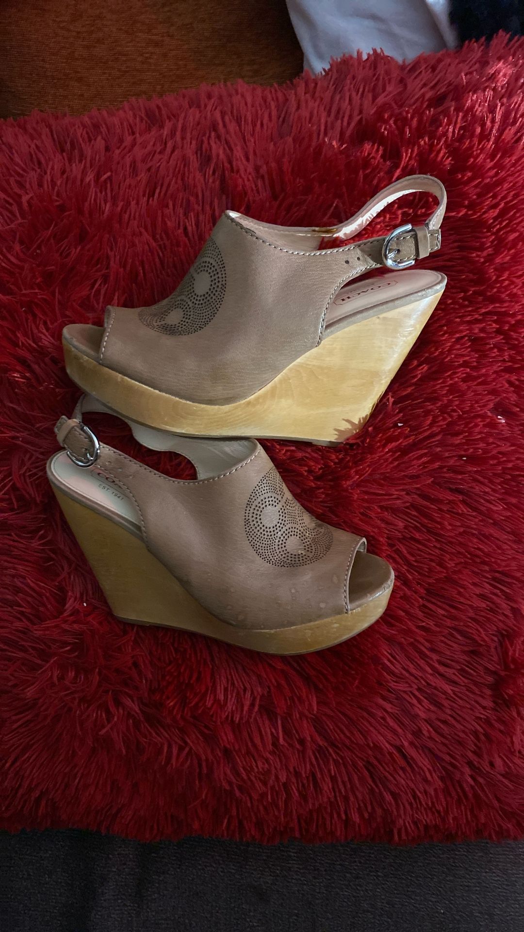 Coach “Jade” Wedges