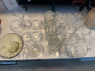 Mixed Glassware Set – Assorted Glasses and Mugs