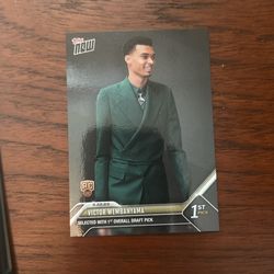 Victor Wembanyama Topps Now RC Rookie 1st Pick Card 2023