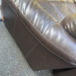 Leather Sofa  Free You've Got 3 Hours Before It's Donated