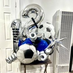 Soccer Birthday Balloon Arrangement 