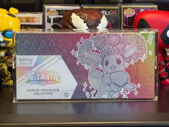 Pokemon Prismatic Evolutions Super Premium Collection + Acrylic Case