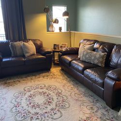 Leather Couches - No Rips! 