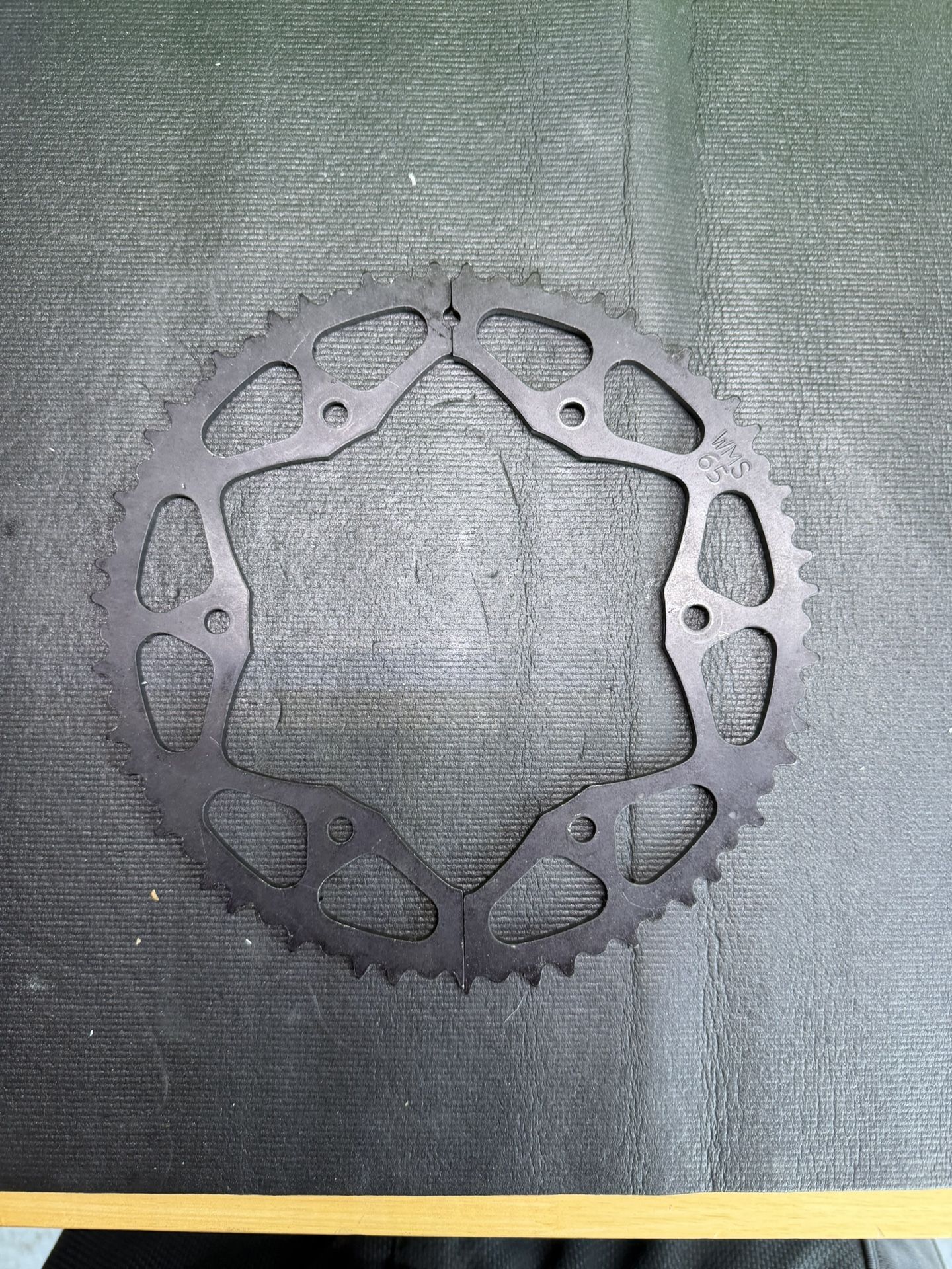 65 tooth skip tooth split sprocket