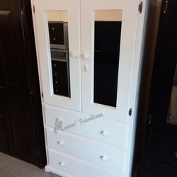 White Wardrobe Closet 36 Inch!