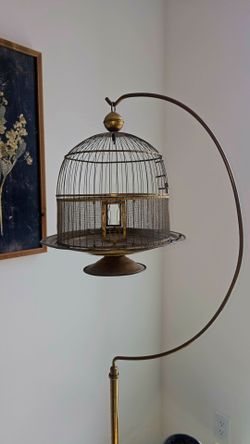 Antique bird cage