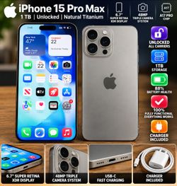 iPhone 15 Pro Max 1TB Unlocked