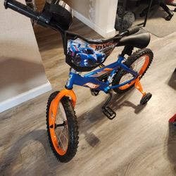 16" Dynacraft Hot Wheels, Boys BMX Bike,Kids Age 5-7 Years, Blue
