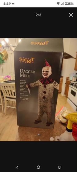 Spirit Halloween Dagger Mike Animatronic clown