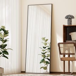 56" x 21" full lenght floor mirror with stand
