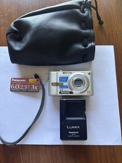 Panasonic  Lumix  D M C - F Z10   - 6.0 M P  Digital Camera  ( No S D Card )   Tested  Working . 