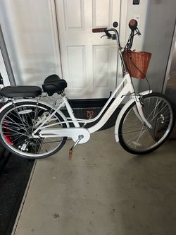 26" Beach Cruiser Bike for Women, 7-Speed Bikes...