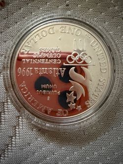 Liberty 1996 Atlanta Olympic silver dollar