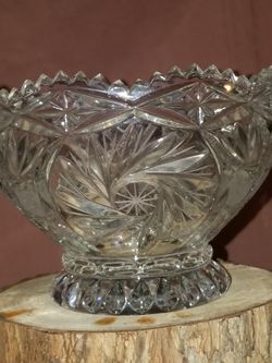 Crystal candy dish