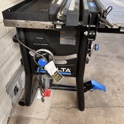 Delta 36-725 T2 Heavy-Duty 10” Table Saw + WEN Air Filtration System – Like New