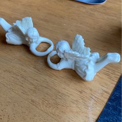2 Angel Candle Holders 