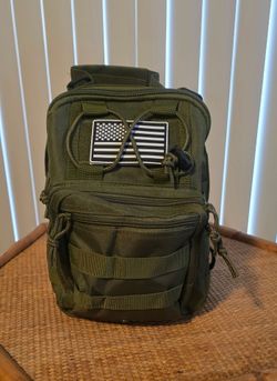Wolf Tactical Compact Outdoor Sling Bag for Travel Hiking