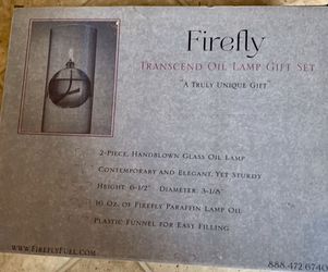 Firefly oil lamp set