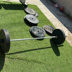 Weight Set With Bench 