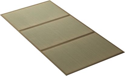 Folding mattress "Rush grass mattress" (contact info removed) Single about 100 x 210 cm #3510Q3511QUP3
