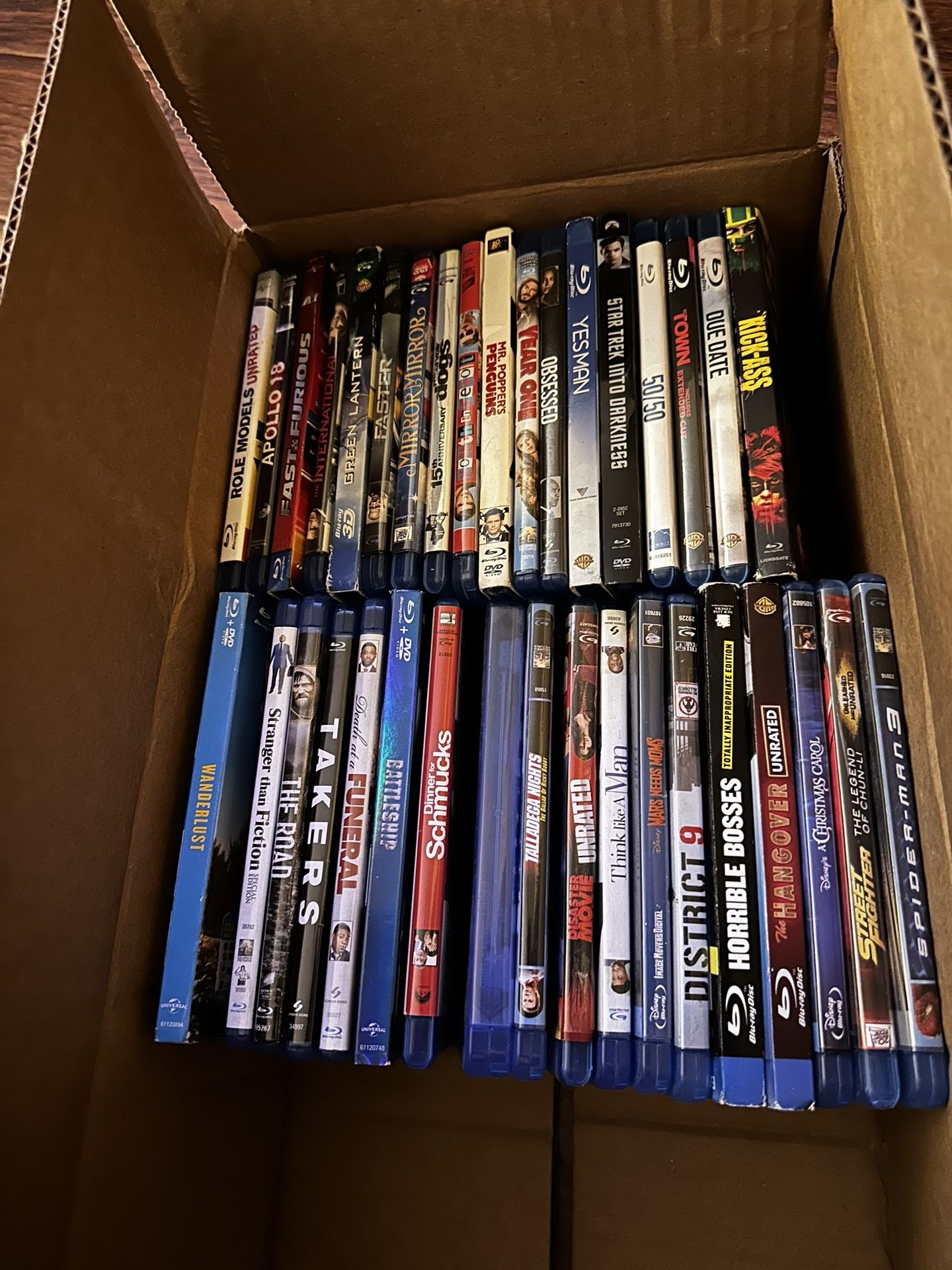 Various Blu Ray Dvds