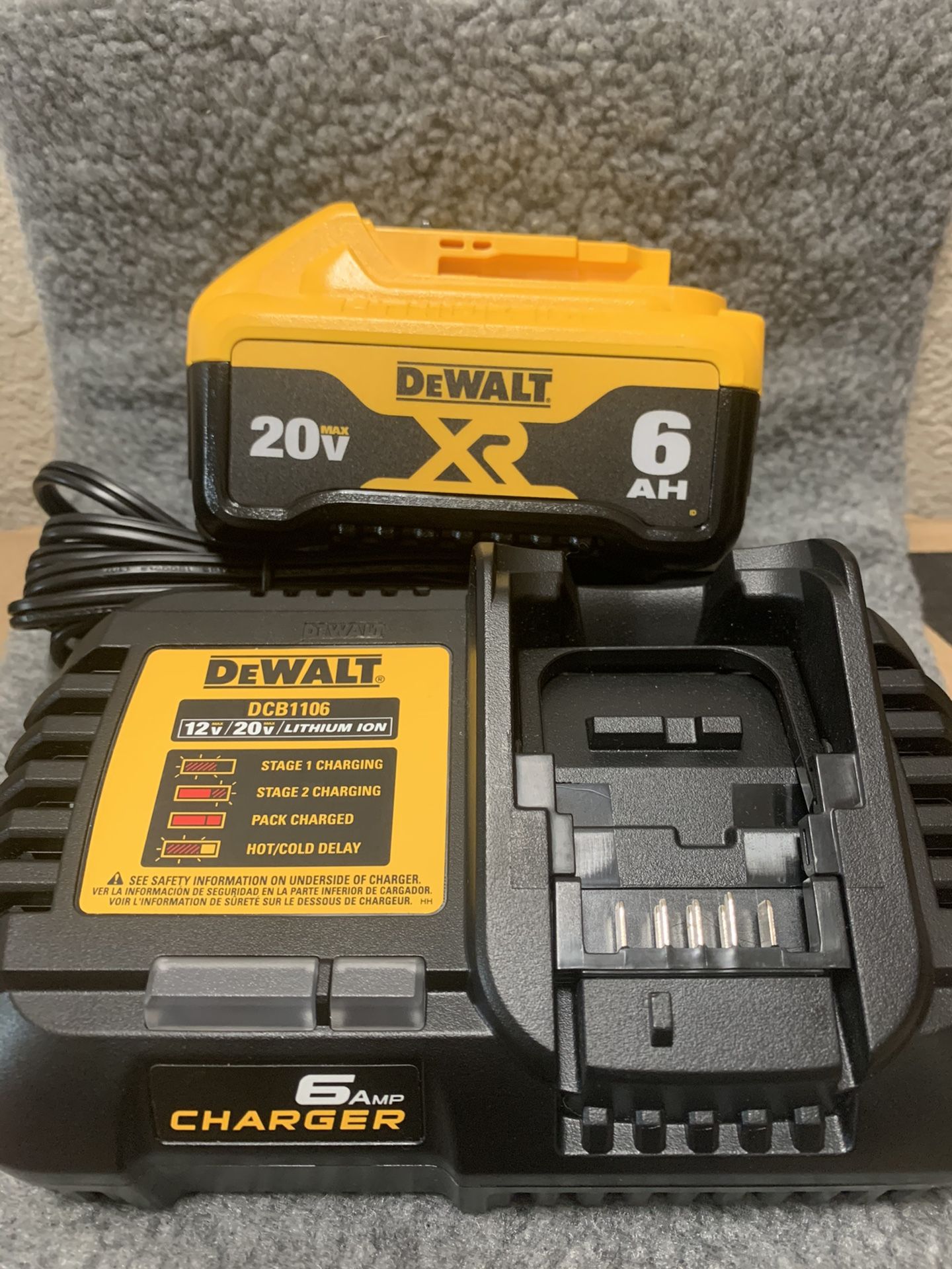 Brand NEW - Dewalt 6.0 AH Battery And 6 Amp Charger - Free Delivery 🚛