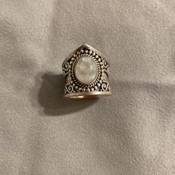 925 Silver moonstone Ring 