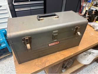 Vintage Craftsman Metal Toolbox 6512