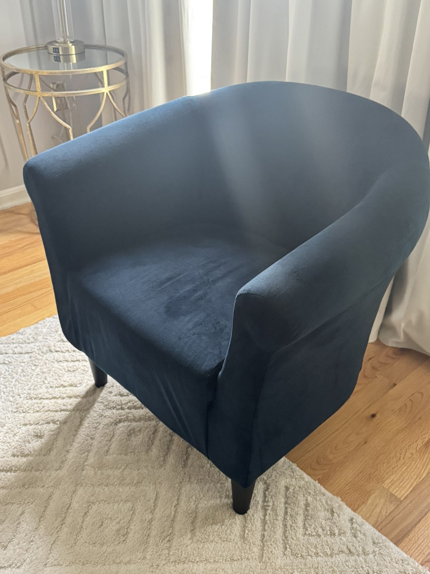 Navy Blue Accent Chair