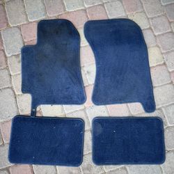 02-07 Subaru WRX STi blue OEM floor mats 