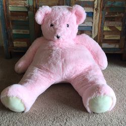  Vermont Teddy Bear Big Bear - Huge Stuffed Animals, 4 Foot, Pink, Cuddle