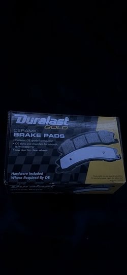 Duralast gold break pads