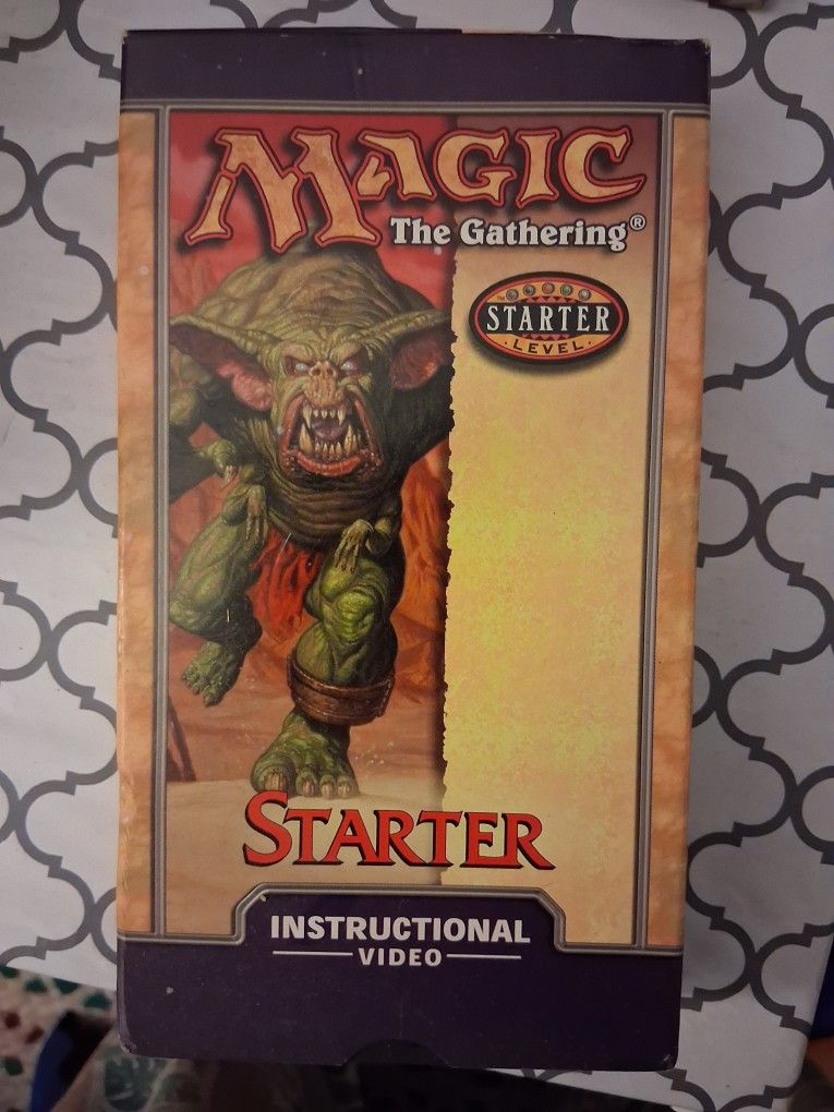 Magic The Gathering Starter Instructional Video VHS 1999