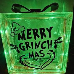Making Lighted Glass Blocks For Christmas 