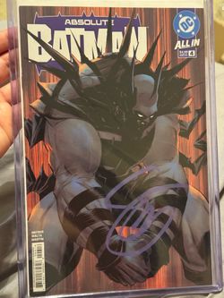 Absolute Batman 4 signed Snyder
