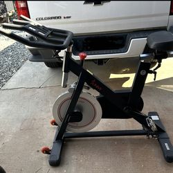 Sunny Health & Fitness Magnetic Exercise Bike, 44LB Flywheel & 300LB Weight Capacity for Intensive Home Workout, Indoor Cardio Training w/4-Way Adjust