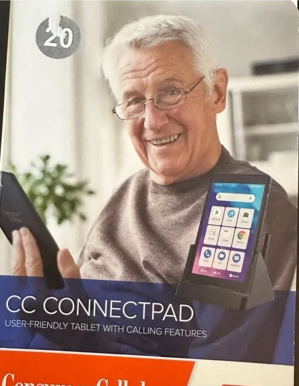 Consumer Cellular CC Connectpad Consumer cellular tablet never used brand new, great gift works great,