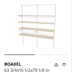 IKEA Boaxel Adjustable Wall Shelving Kit