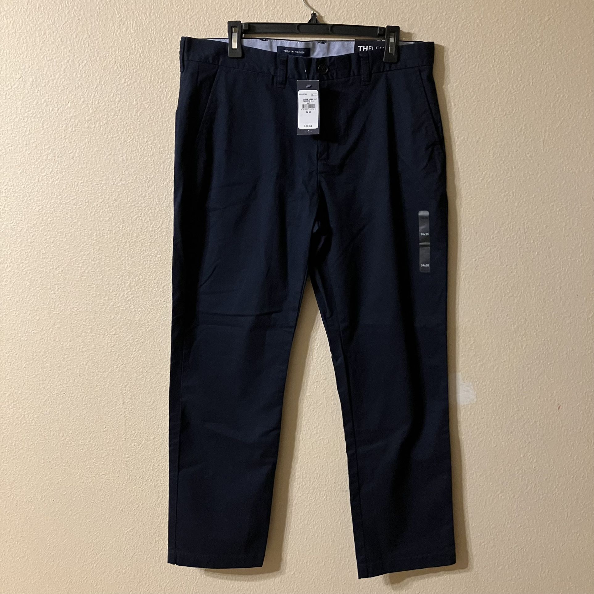 NWT Tommy Hilfiger Men's TH Flex Stretch Custom Fit Chino Pants