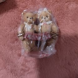 New Cherished Teddies Bears With Blocks 1996