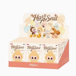 Brand new authentic Pop mart labubu V2 have a sit series dolls