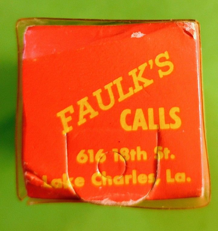 1960 FAULK'S QUAIL CALL