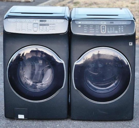 SAMSUNG FLEX WASHER AND ELECTRIC DRYER.. WORKS PERFECT. 45 DAYS WARRANTY 