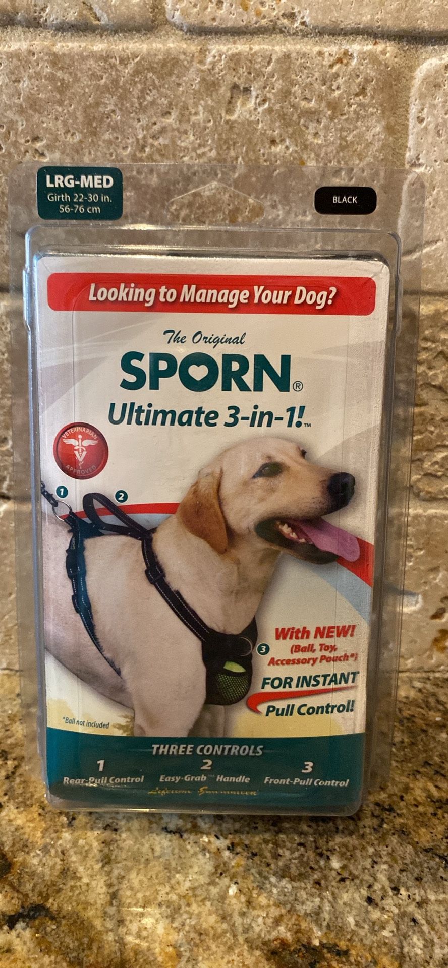 New Sporn 3 In 1 Size Medium/Large Harness-FIRM