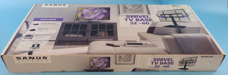 SANUS ATVS1-B1 TV Stand 32in - 60in TV NOB box minor damage