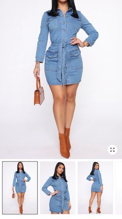 Fashion Nova Jean Dress