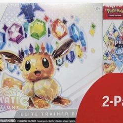 🔥 NEW Pokémon Prismatic Evolutions Bundle — SEALED (Collector’s Item) 🎁  Elite Trainer Box + Booster Bundle (2-Pack)
