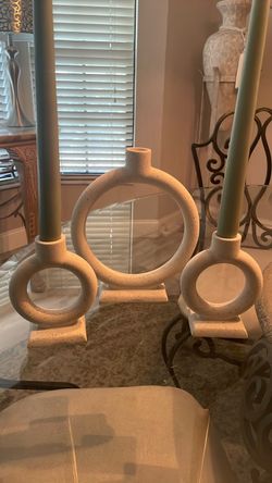 Crate & barrel candlestick