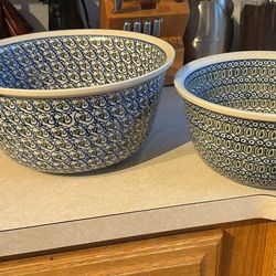 Polish pottery/ Hand made in Poland