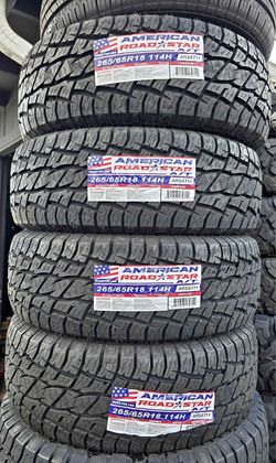 265/65R18 American Roadstar AT New Tires Set Installed And Balanced Llanta Nueva Instalacion Y Balanceo incluido ✅✅